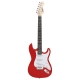 Электрогитара для начинающих Set de Guitare, красная, комплект Premium